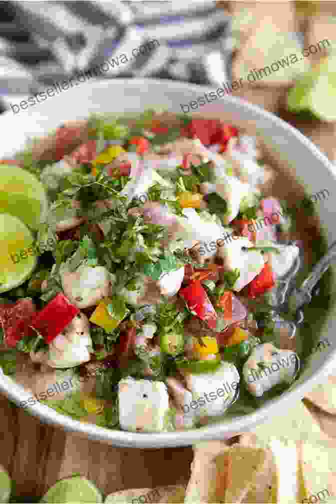 A Mouthwatering Plate Of Ceviche, Featuring Fresh Fish And Zesty Lime Marinade Food Culture Latin America Catherine Landenberg