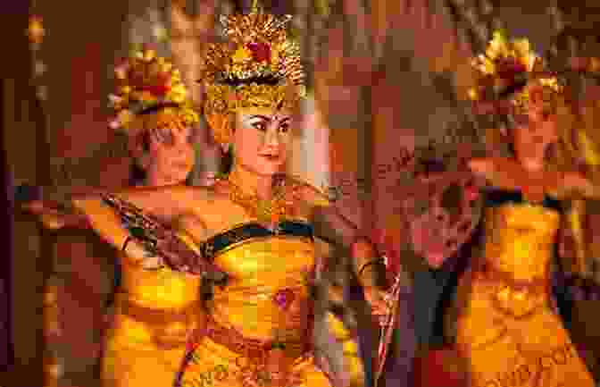 Balinese Dancers Performing A Traditional Dance In Full Regalia, Surrounded By Vibrant Colors And Decorations Journey Through Bali Lombok Paul Greenway