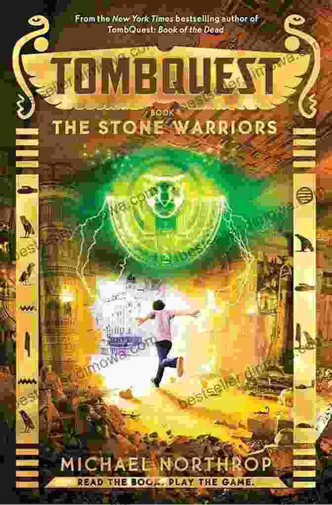 Book Cover Of The Stone Warriors Tombquest, Featuring A Group Of Children On An Adventure The Stone Warriors (TombQuest 4)