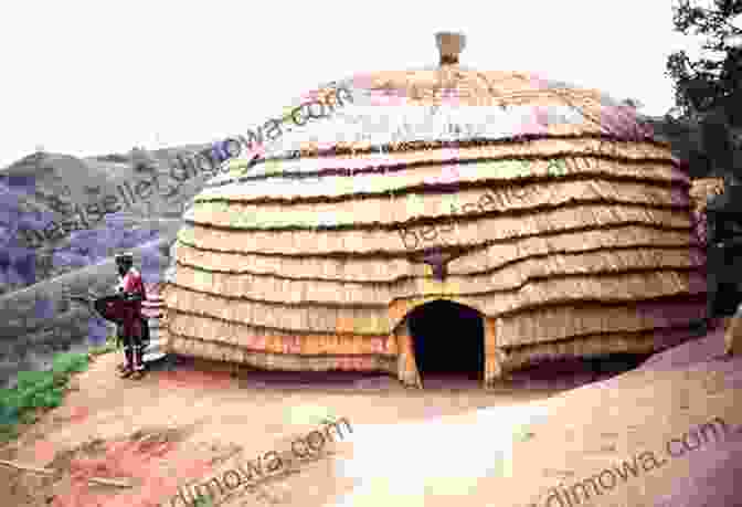 Elizabeth And Dingaan Standing Together In Front Of A Traditional Zulu Hut The Induna S Wife Bertram Mitford