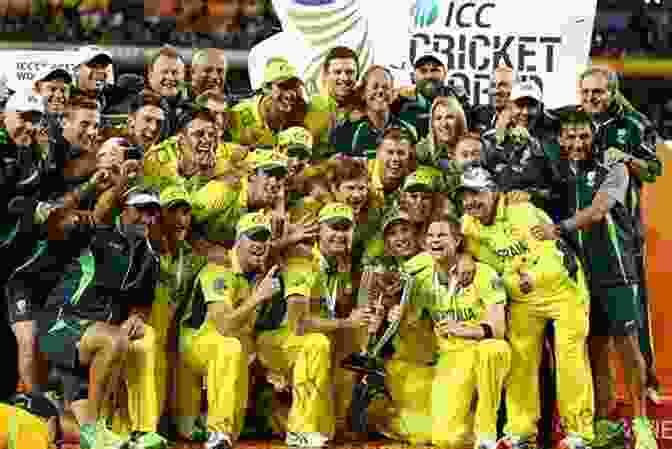 The Australian Cricket Team In Their Yellow Green Jerseys Celebrating A Victory WC Prediction Of 2024 Cricket: This Is How The Next Wc Turns Up (wc Prediction Fifa 3)